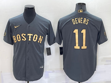 Rafael Devers Boston Red Sox charcoal All-Star jersey