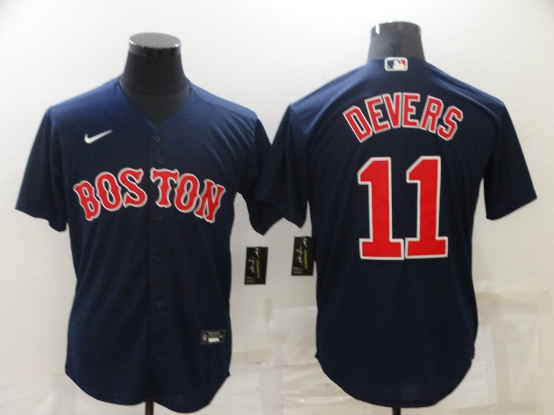 Rafael Devers Boston Red Sox navy jersey