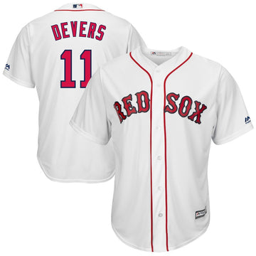 Rafael Devers Boston Red Sox white jersey
