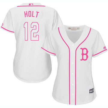 Brock Holt Boston Red Sox white jersey