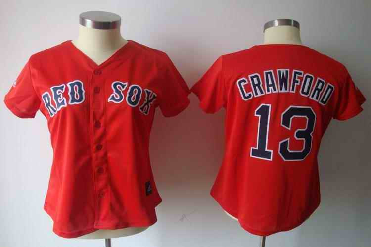 Crawford Boston Red Sox red jersey