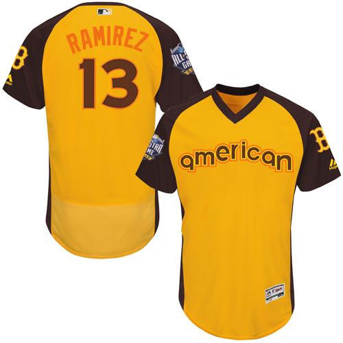 Hanley Ramirez Boston Red Sox gold All-Star jersey