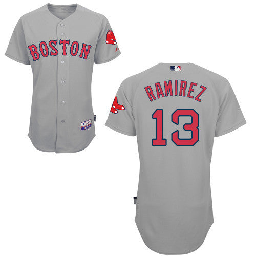 Hanley Ramirez Boston Red Sox grey jersey