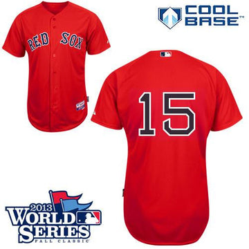 Dustin Pedroia Boston Red Sox red jersey