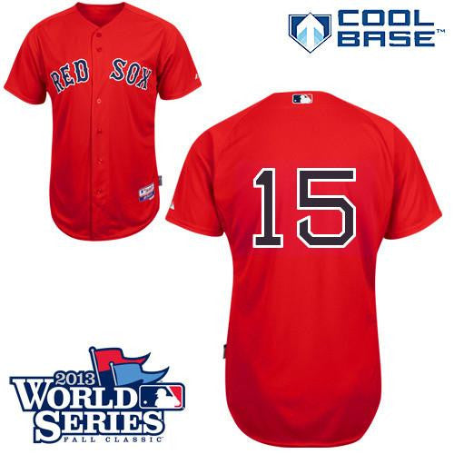 Dustin Pedroia Boston Red Sox red jersey