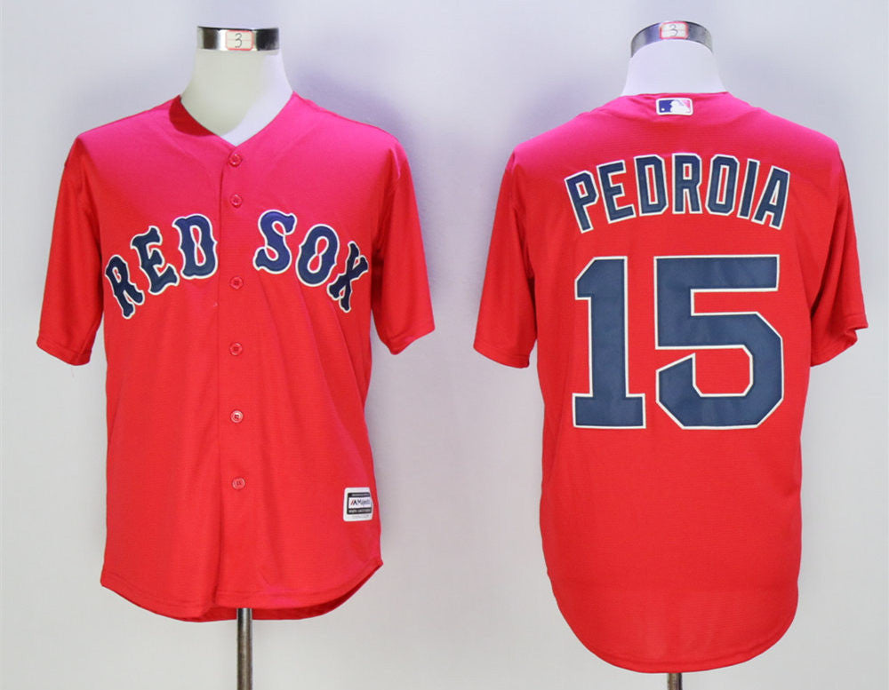 Dustin Pedroia Boston Red Sox red jersey