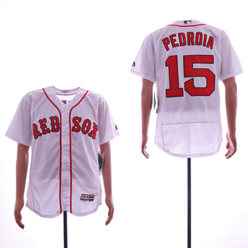 Dustin Pedroia Boston Red Sox white jersey