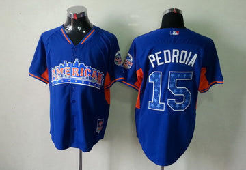 Pedroia Boston Red Sox blue jersey