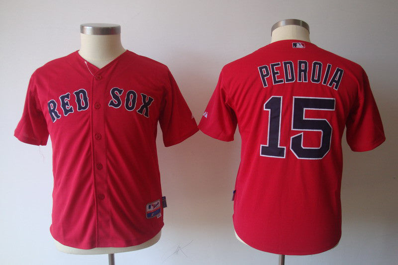 Pedroia Boston Red Sox red jersey
