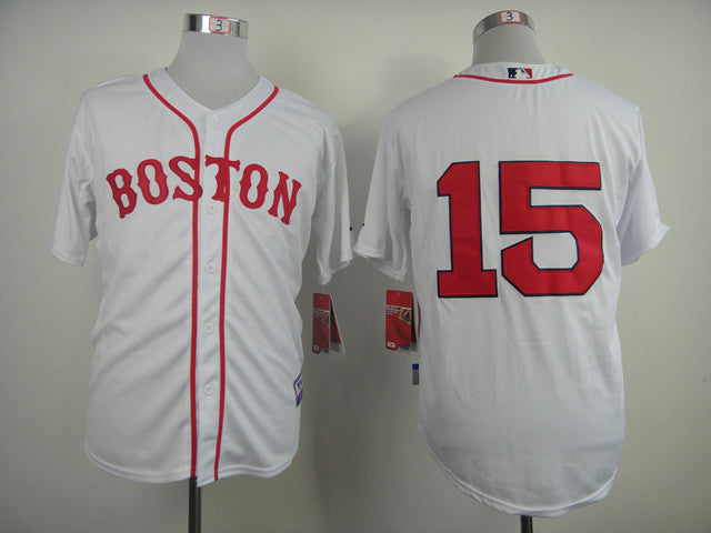 Pedroia Boston Red Sox white jersey