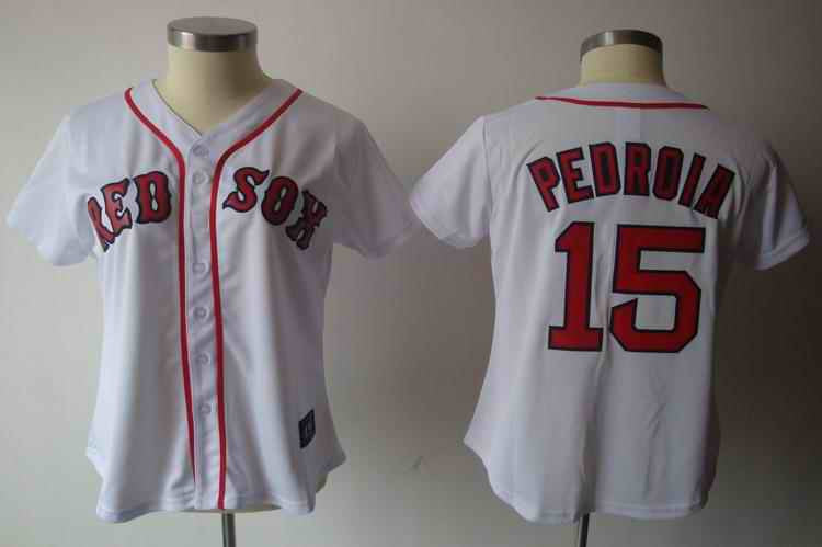 Pedroia White Boston Red Sox red jersey
