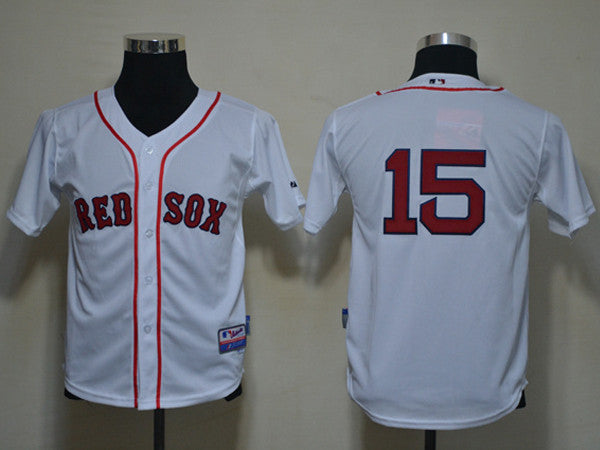 Pedroia Boston Red Sox white jersey