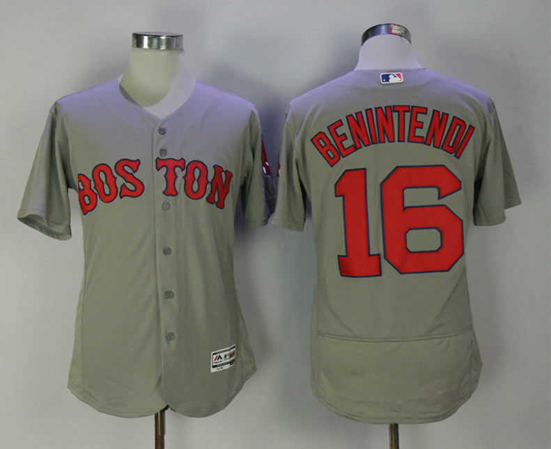 Andrew Benintendi Boston Red Sox gray jersey