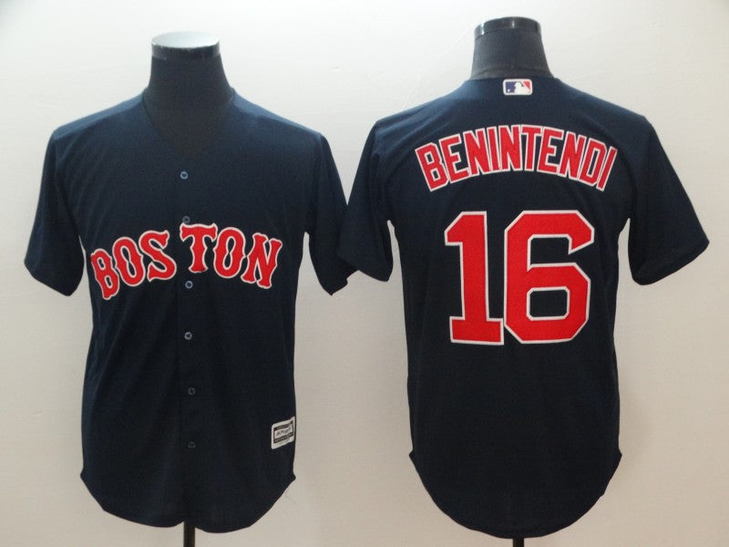 Andrew Benintendi Boston Red Sox navy jersey