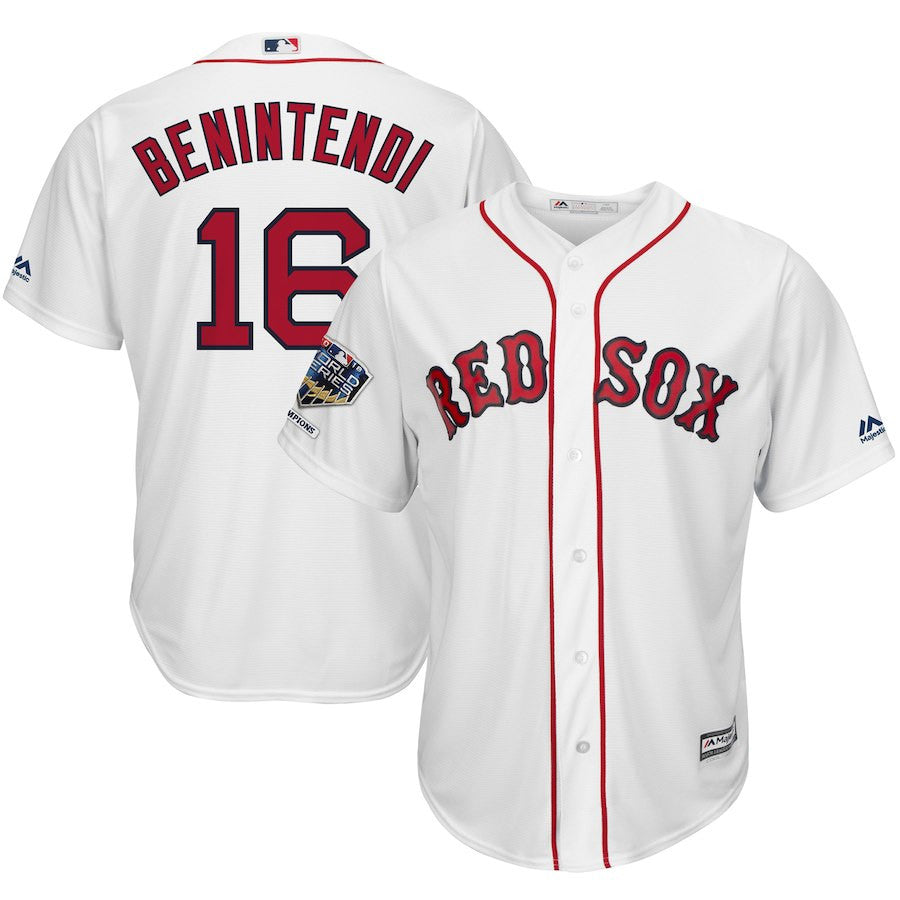 Andrew Benintendi Boston Red Sox white Home jersey