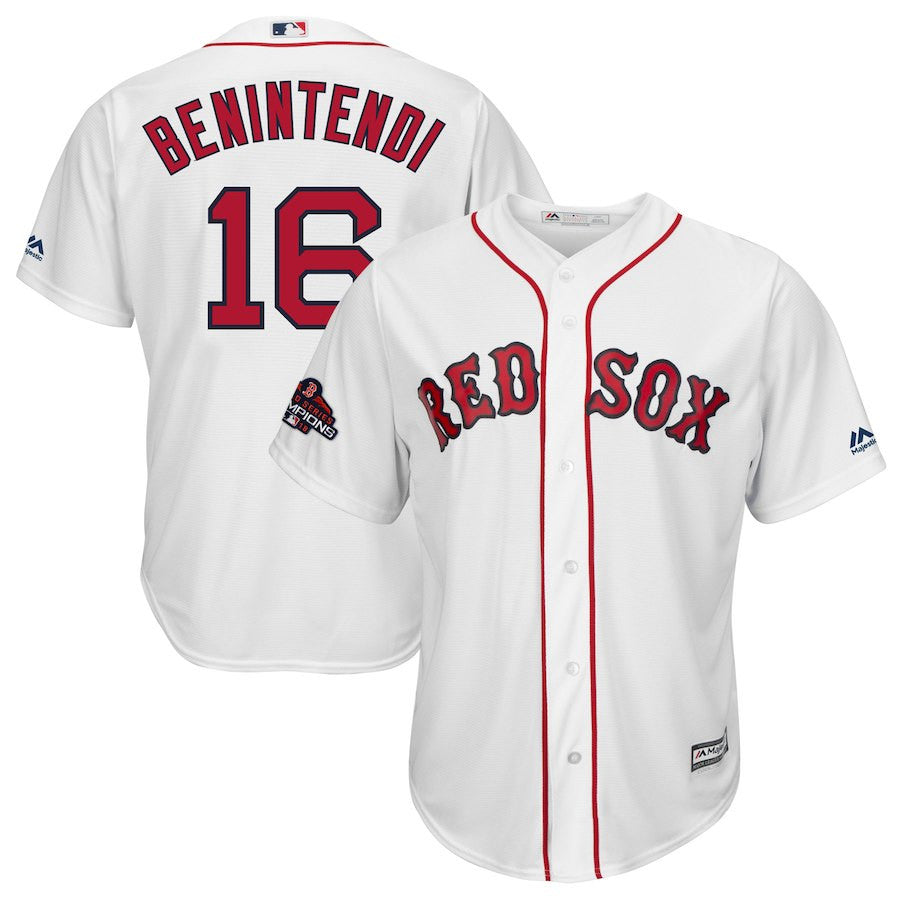 Andrew Benintendi Boston Red Sox white jersey