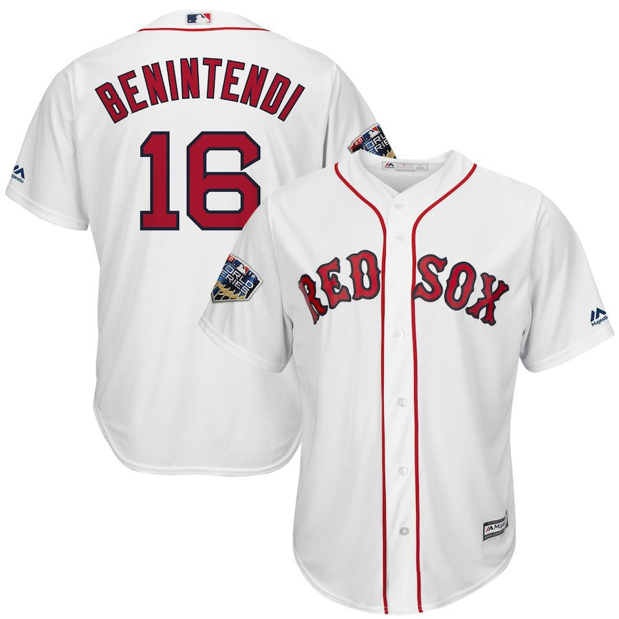 Andrew Benintendi Boston Red Sox white jersey