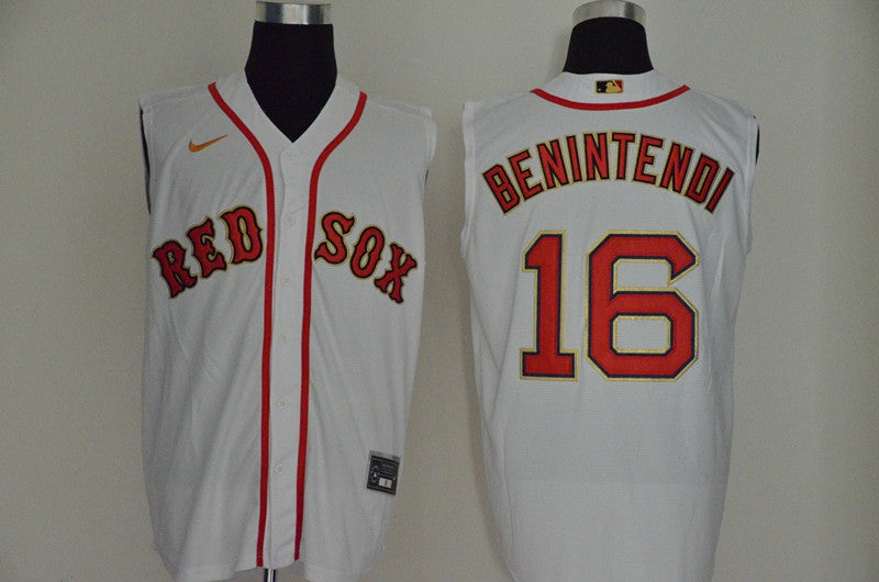 Andrew Benintendi Boston Red Sox white jersey
