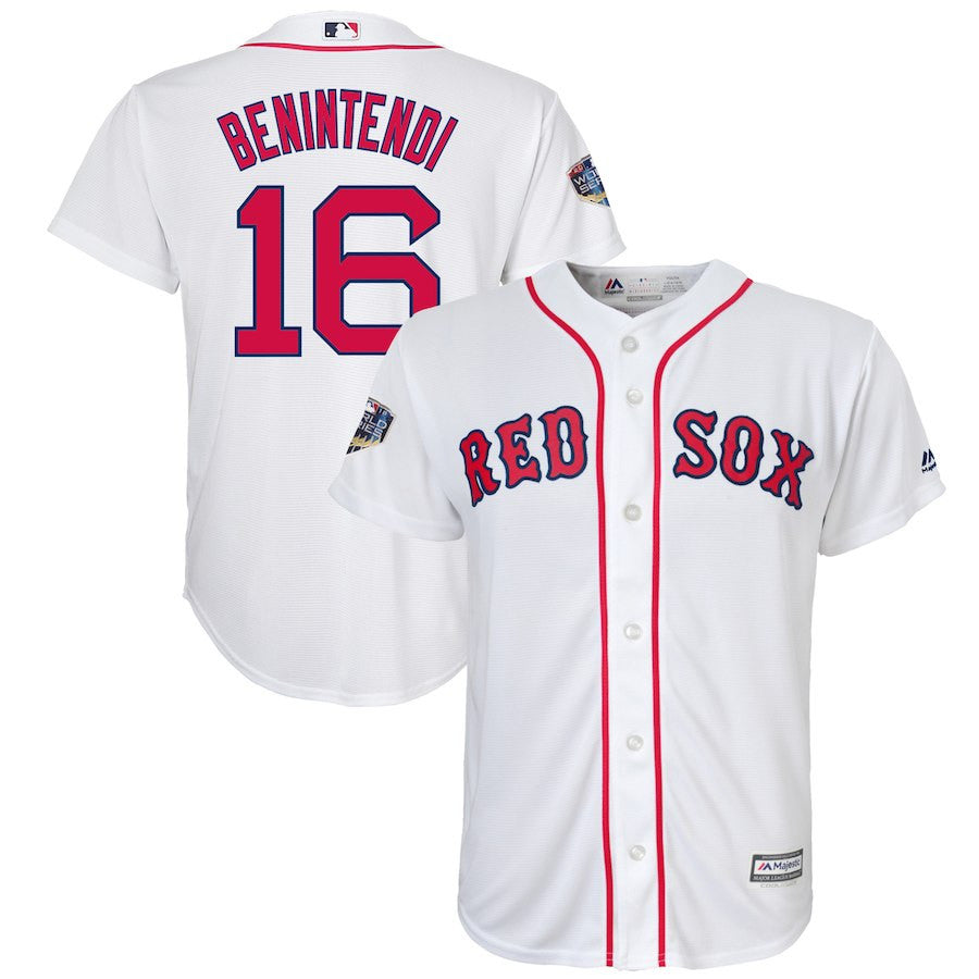Andrew Benintendi Boston Red Sox white jersey