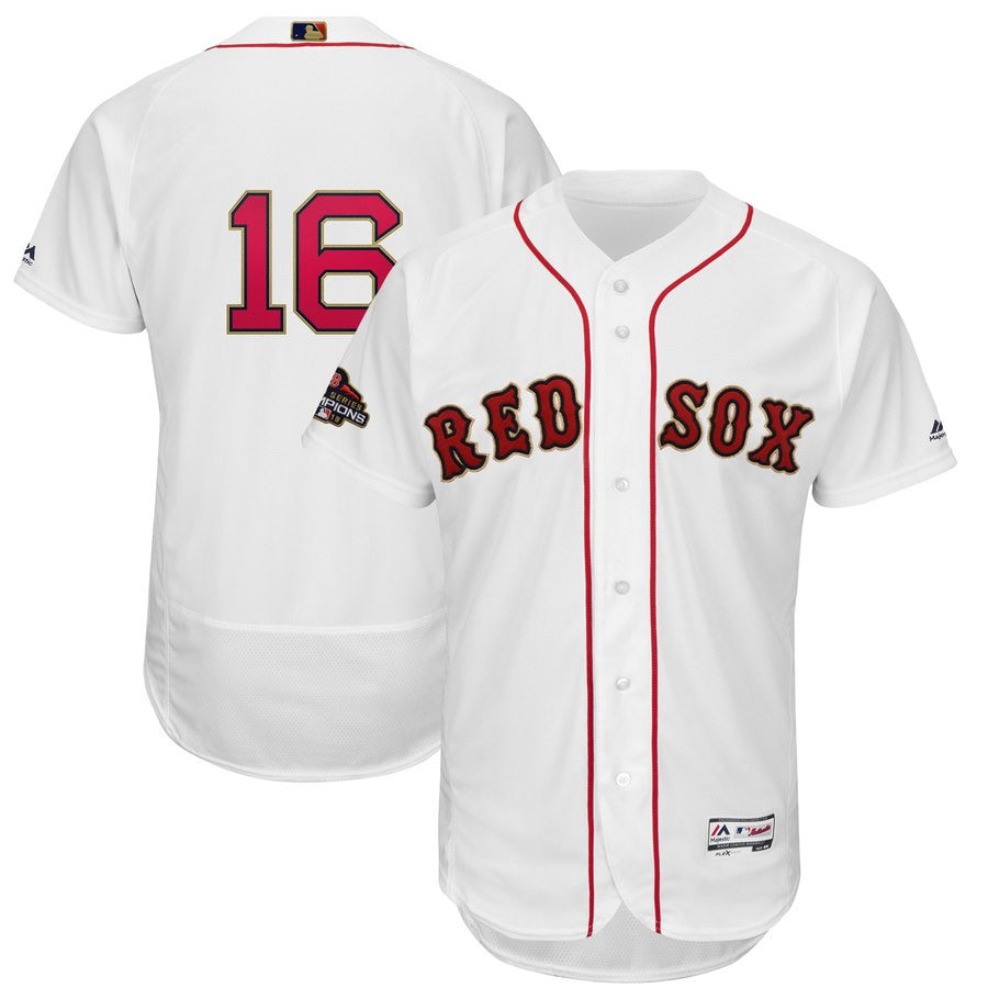 Andrew Benintendi Boston Red Sox white jersey
