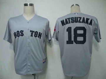 Daisuke Matsuzaka Boston Red Sox grey jersey