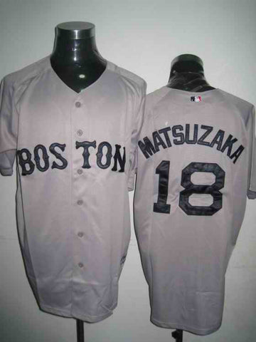 Matsumaka Boston Red Sox grey jersey