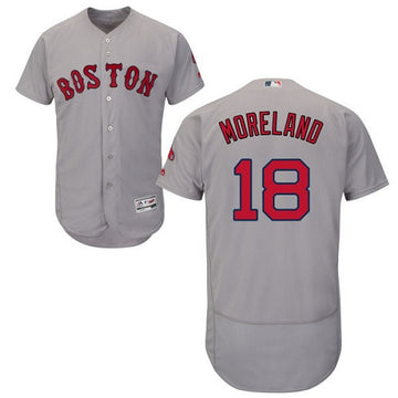 Mitch Moreland Boston Red Sox gray jersey