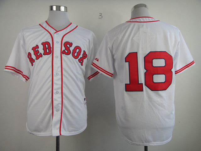 Shane Victorino Boston Red Sox white Throwback jersey