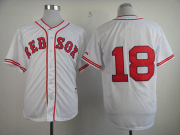Shane Victorino Boston Red Sox white Throwback jersey