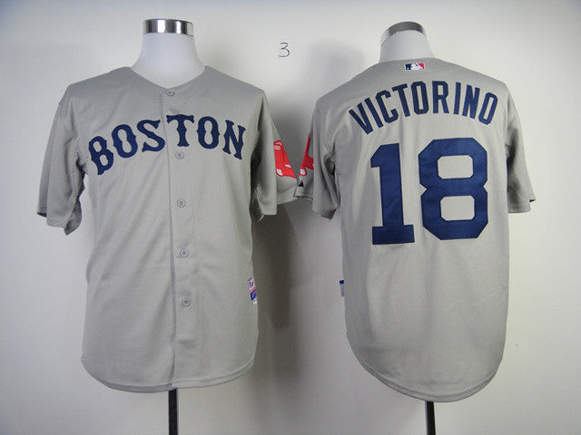 Victorino Boston Red Sox grey jersey