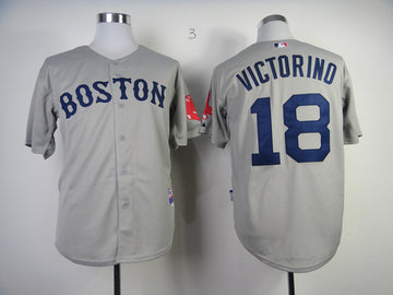 Victorino Boston Red Sox grey jersey