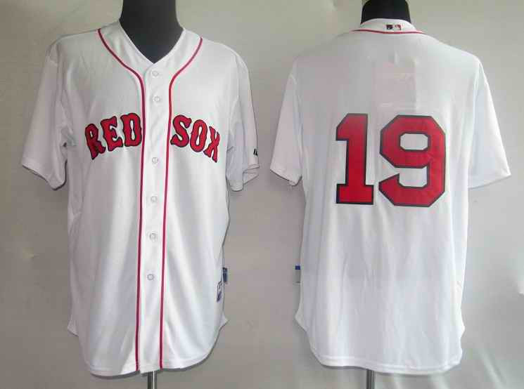 Beckett Boston Red Sox white jersey