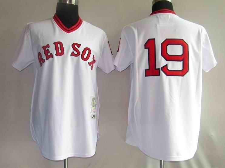 Beckett Boston Red Sox white Throwback jersey