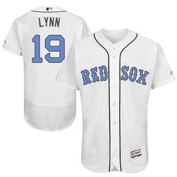 Fred Lynn Boston Red Sox white jersey