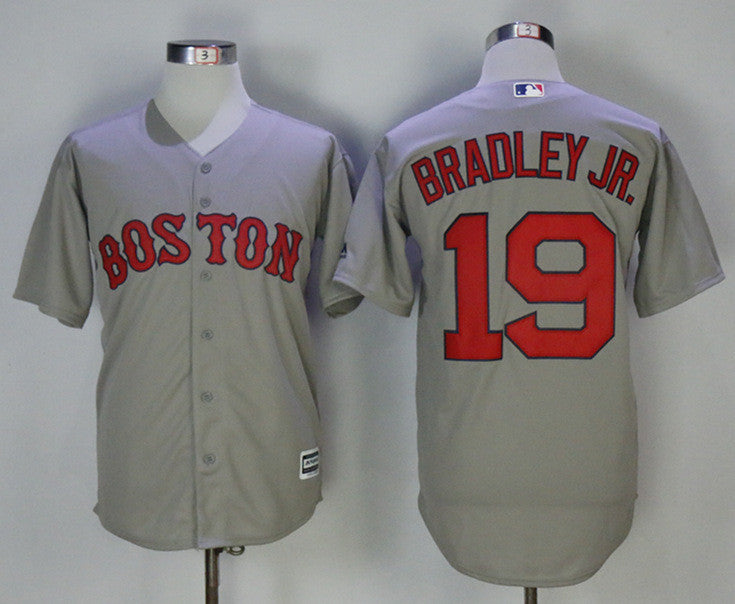 Jackie Bradley Jr Boston Red Sox gray jersey