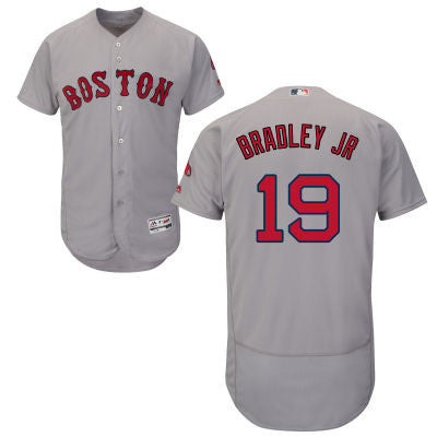 Jackie Bradley Jr Boston Red Sox grey jersey