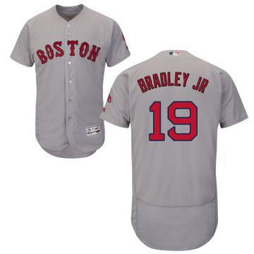 Jackie Bradley Jr Boston Red Sox grey jersey