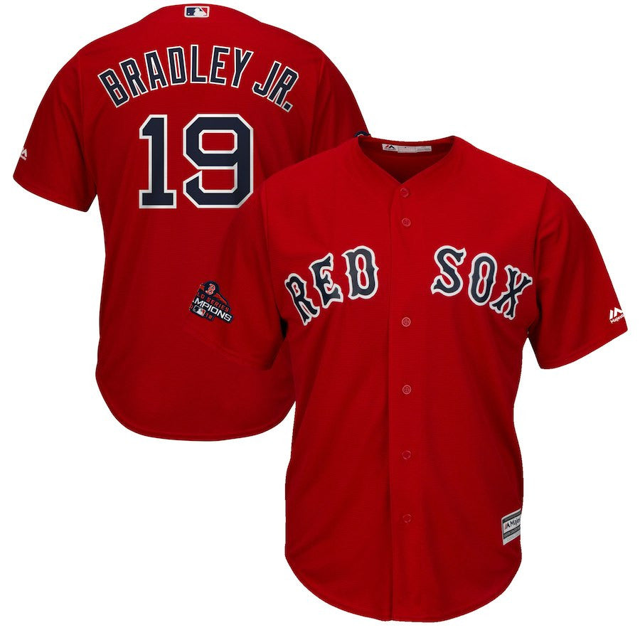 Jackie Bradley Jr Boston Red Sox scarlet jersey