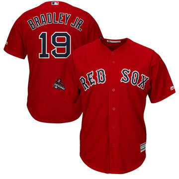 Jackie Bradley Jr Boston Red Sox scarlet jersey