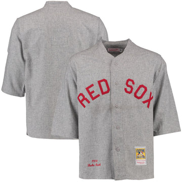 Boston Red Sox grey Throwback jersey