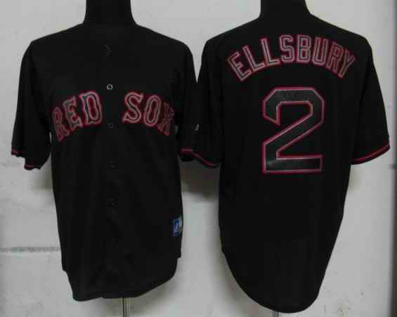 Ellsbury Boston Red Sox black Fashion jersey
