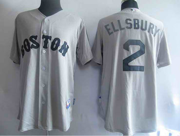 Jacoby Ellsbury Boston Red Sox grey jersey