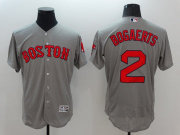 Xander Bogaerts Boston Red Sox grey jersey