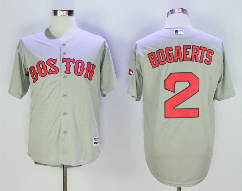 Xander Bogaerts Boston Red Sox grey jersey