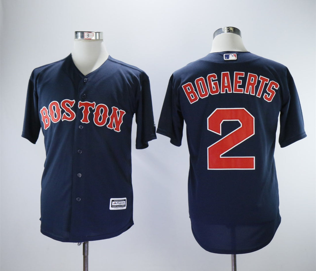 Xander Bogaerts Boston Red Sox navy jersey