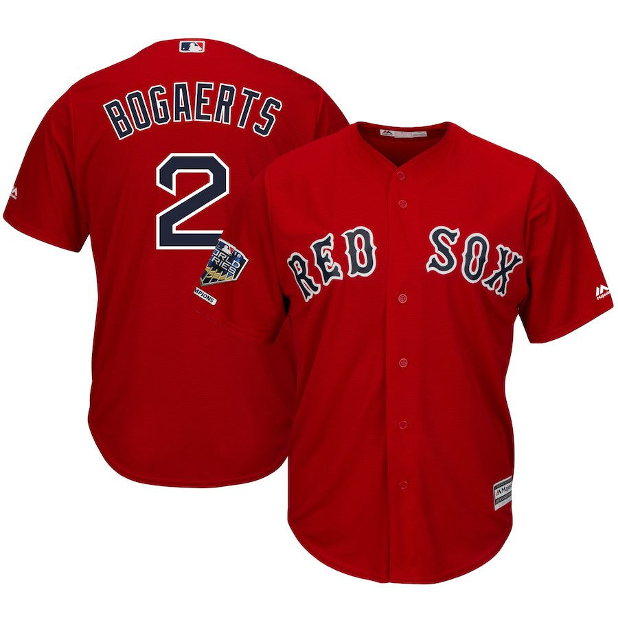 Xander Bogaerts Boston Red Sox scarlet Alternate jersey