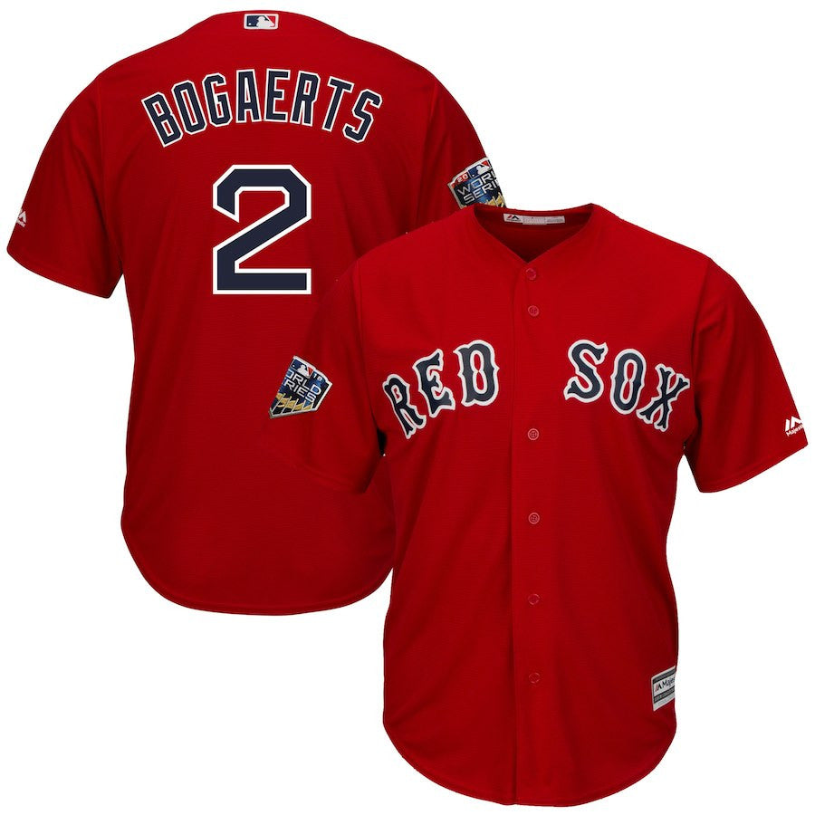Xander Bogaerts Boston Red Sox scarlet jersey