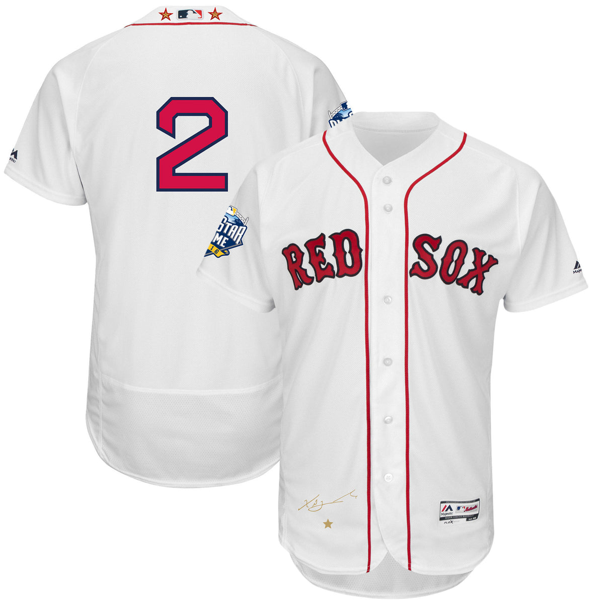 Xander Bogaerts Boston Red Sox white All-Star jersey