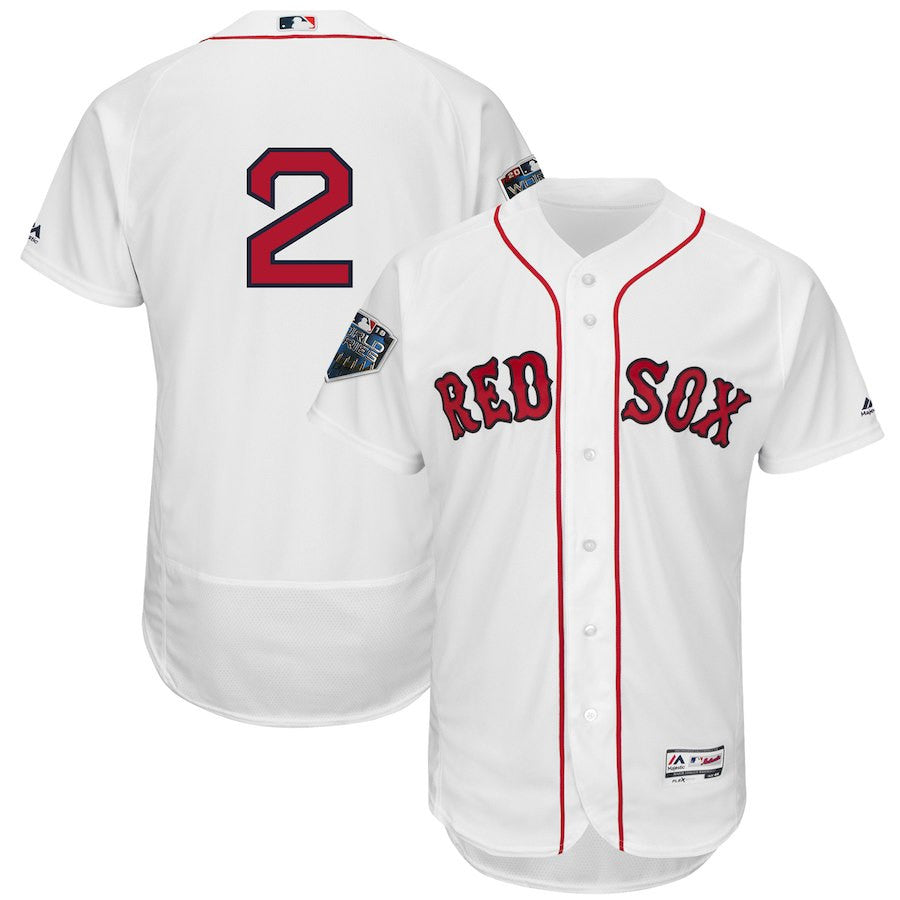 Xander Bogaerts Boston Red Sox white jersey