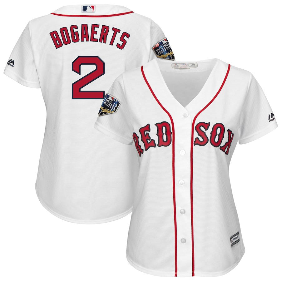 Xander Bogaerts Boston Red Sox white jersey